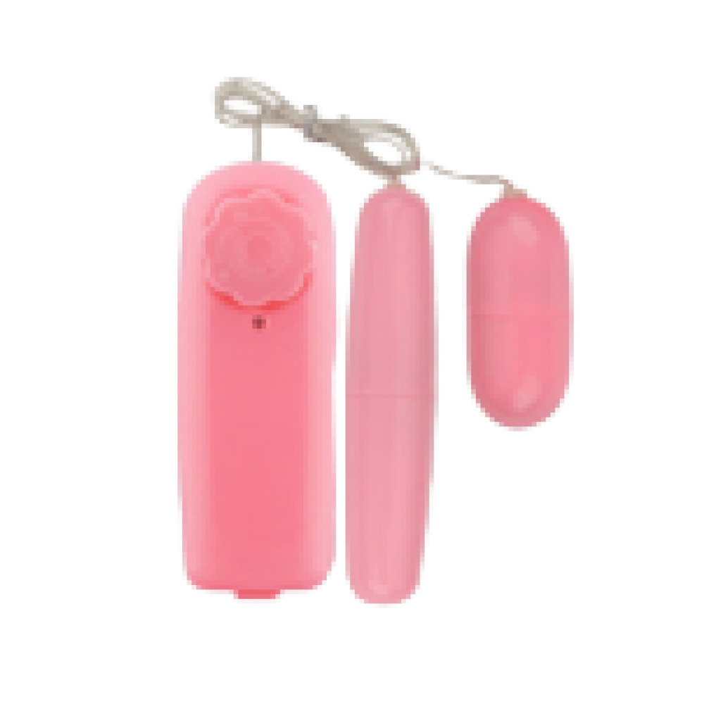 Bala doble alámbrica rosa