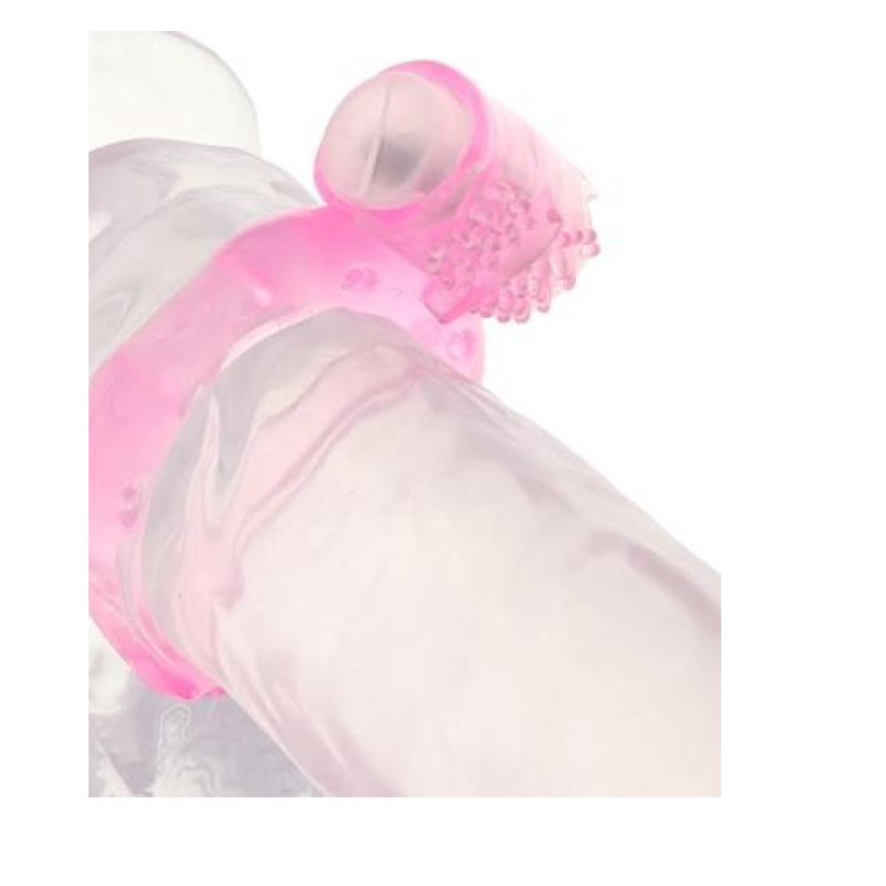 Anillo vibrador desechable rosa