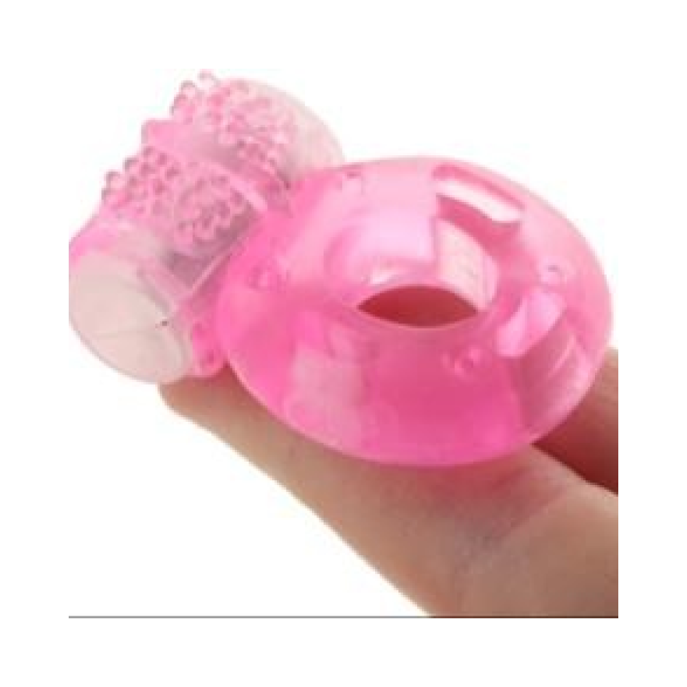 Anillo vibrador desechable rosa