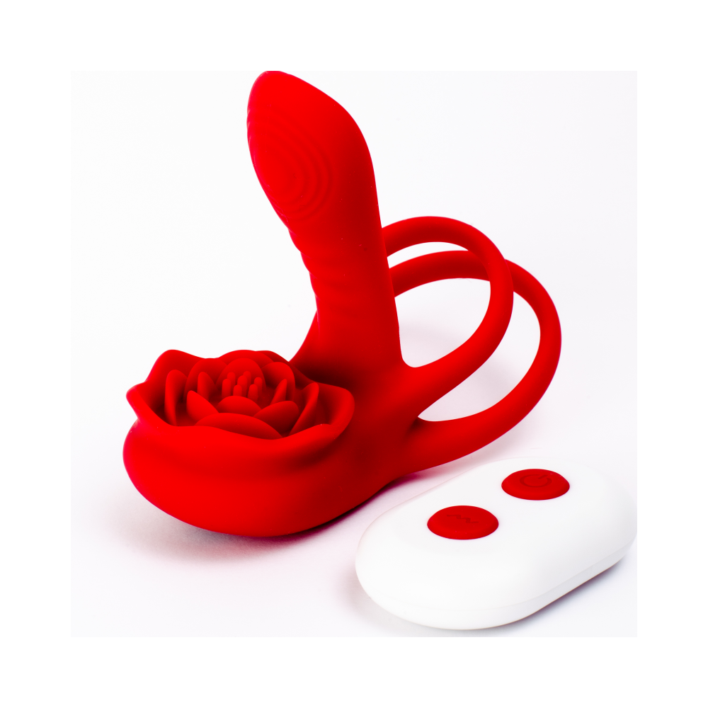 Vibrador doble aro Rose Tank